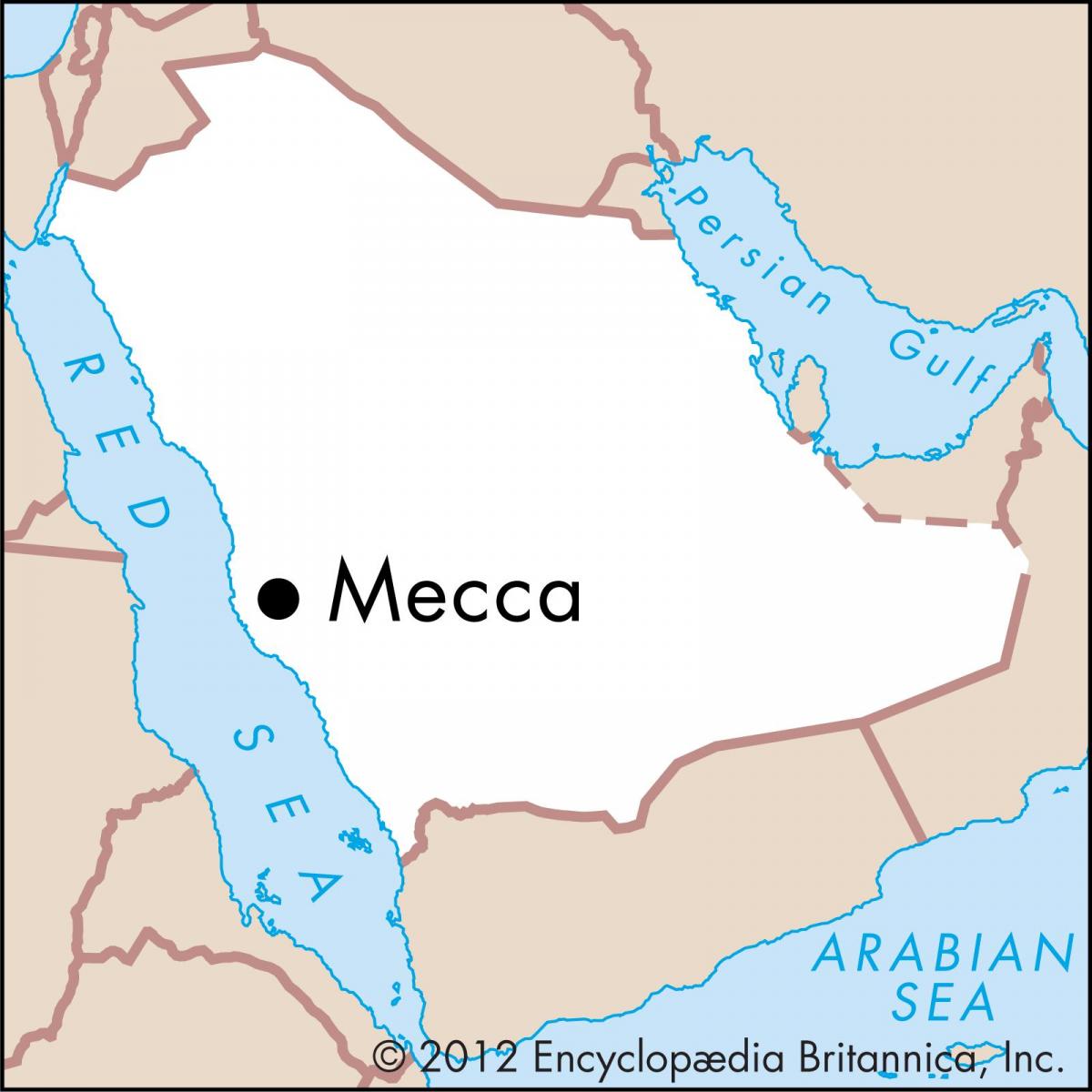 картата ако shahrah e хиджра в Мека 