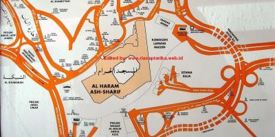 Карта misfalah Мека картата