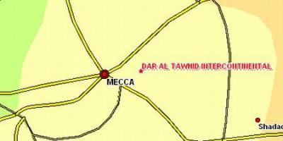 Карта на Ибрахим Халил път в Мека